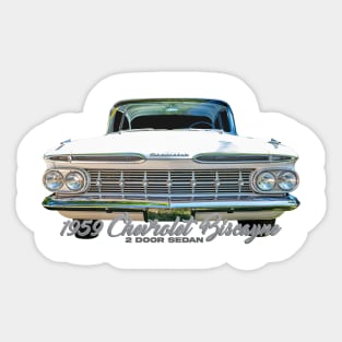 1959 Chevrolet Biscayne 2 Door Sedan Sticker